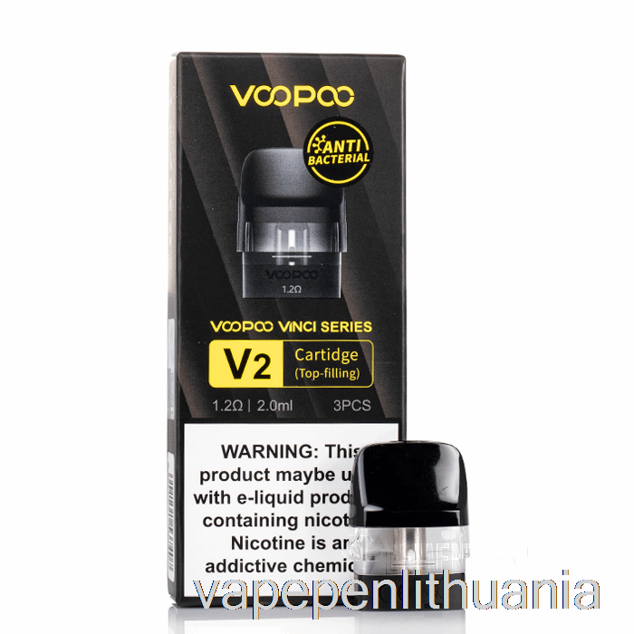 Voopoo Vinci Pod Pakeitimo Ankštys 1,2ohm Vinci V2 Kasetė Vape Skystis